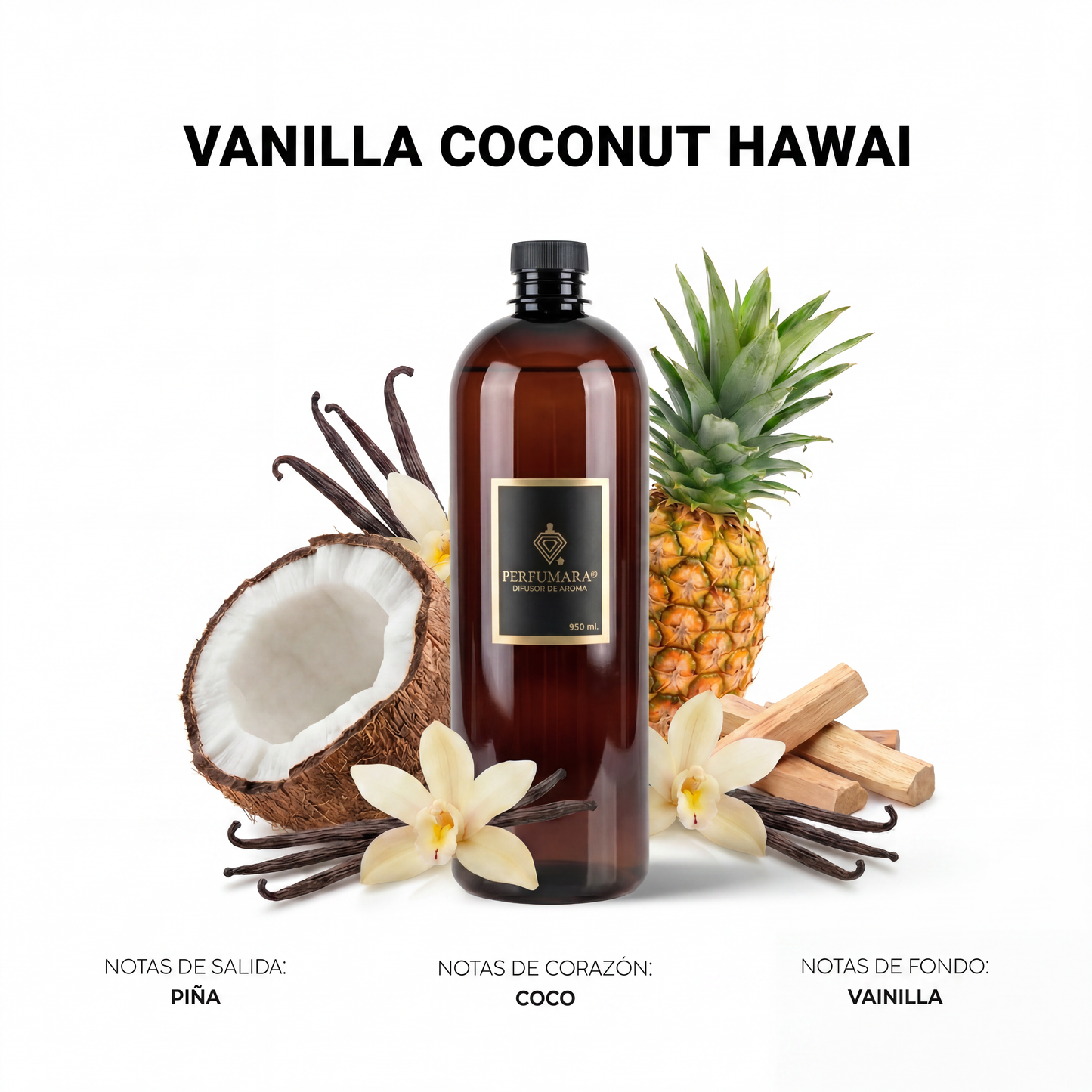Vanilla Coconut Hawai (Hawai en mi casa)