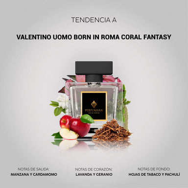 Tendencia a Valentino Uomo Coral Fantasy