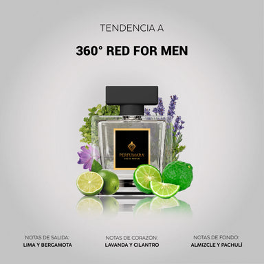 Tendencia a 360° Red for Men