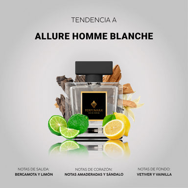 Tendencia a Allure Homme Blanche