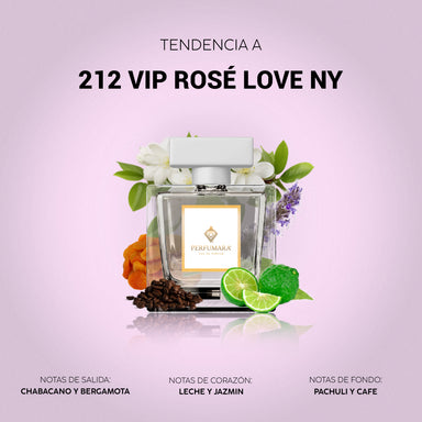 Tendencia a 212 VIP Rosé Love NY