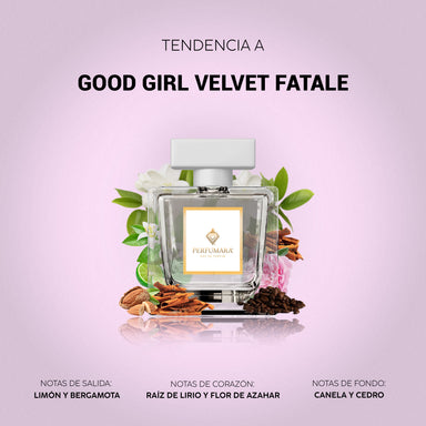 Tendencia a Good Girl Velvet Fatale