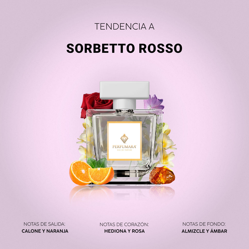 Tendencia a Sorbetto Rosso