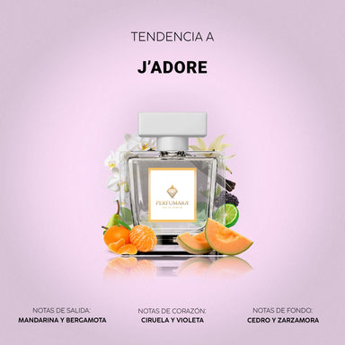 Tendencia a J'adore de Christian Dior