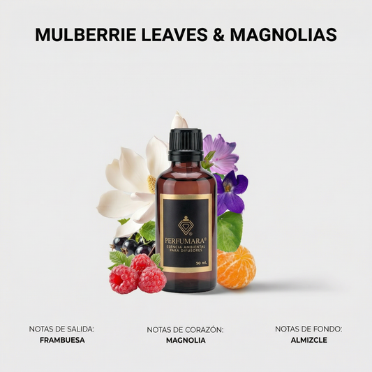 Mulberrie Leaves Y Magnolias