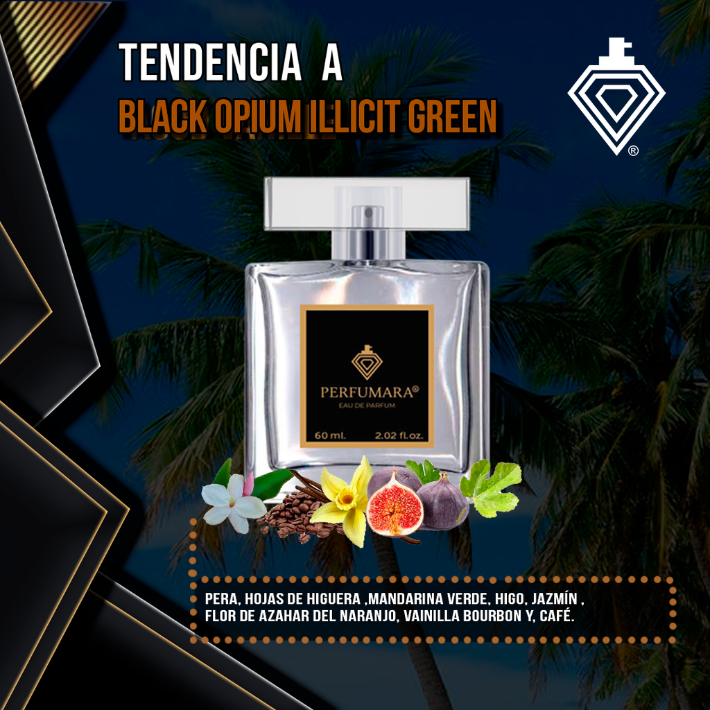 Tendencia  a CBlack Opium Illicit Green